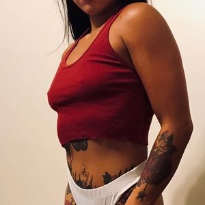 American apparel cut tank